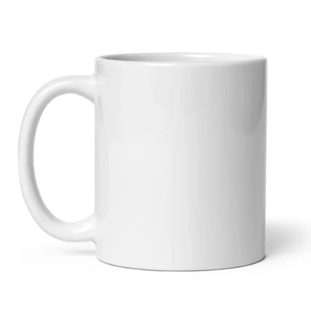 White Glossy Mug – Upload Your Photo