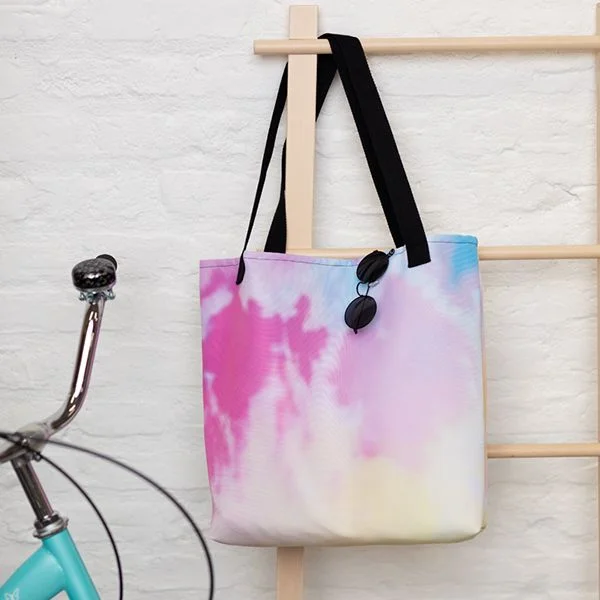 All-Over Print Large Tote Bag w/ Pocket – Custom Print Online