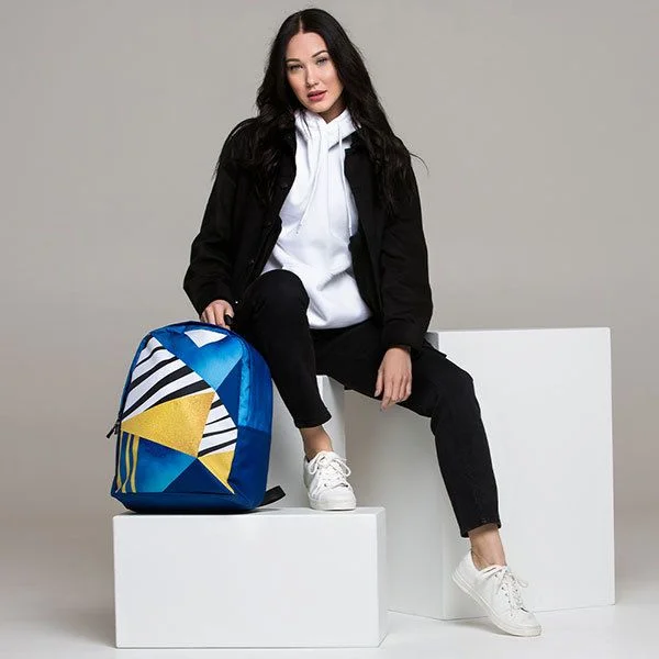 All-Over Print Minimalist Backpack – High-Quality Printing