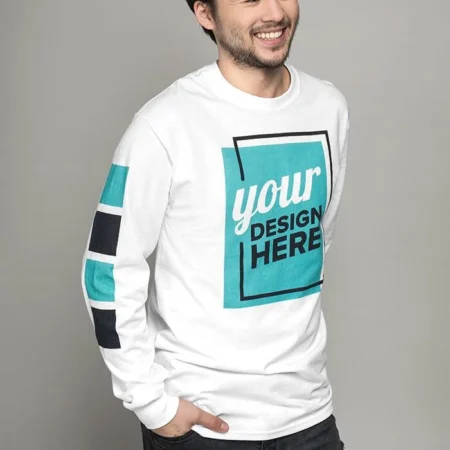 Men’s Long Sleeve Shirt | Gildan 2400 – Print from Your Photo